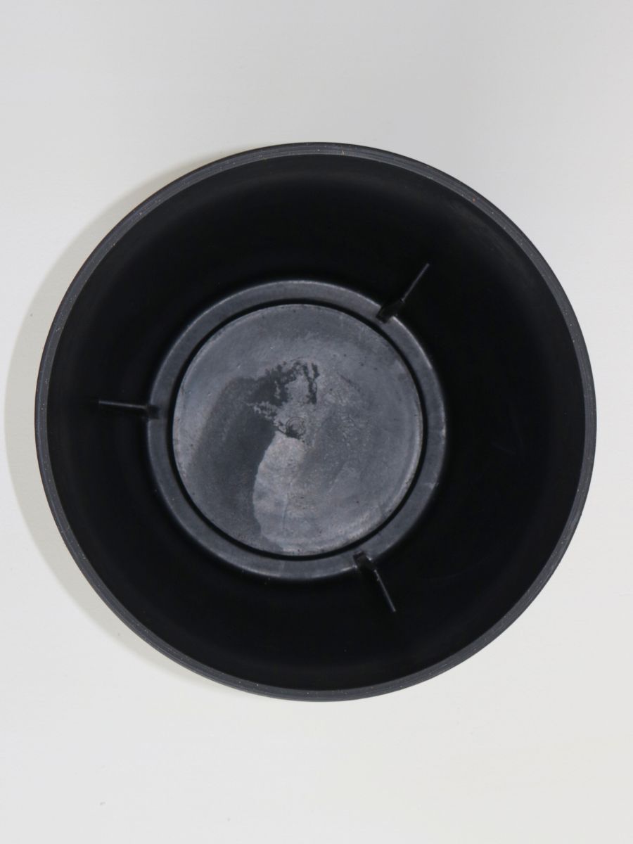 シュエット ラウンドポットブラック 10号鉢用 鉢カバー