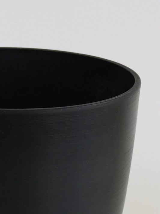 シュエット ラウンドポットブラック 10号鉢用 鉢カバー