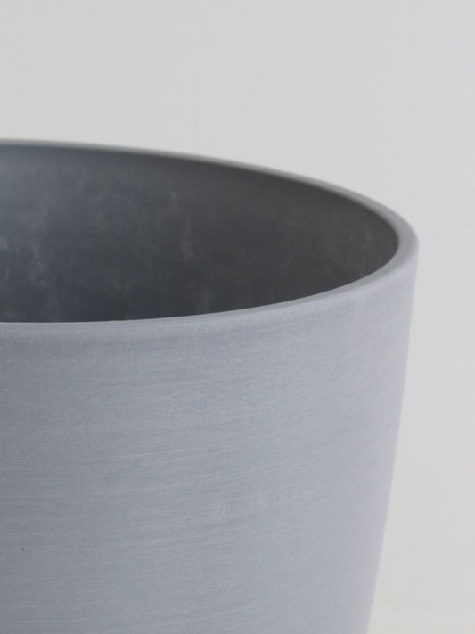 シュエット ラウンドポットグレー 10号鉢用 鉢カバー