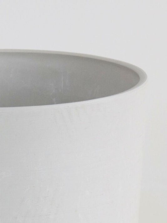 シュエット ラウンドポット ホワイト 8号鉢用 鉢カバー